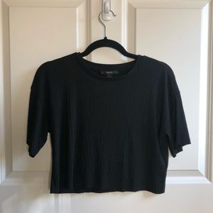 F21 Black Crop Top Size Small